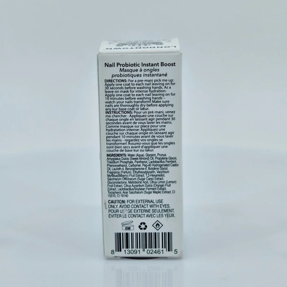 Londontown Kur Nail Probiotic Instant Boost 12ml .4 fl oz New Boxed Sealed